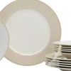 Ritzenhoff & Breker 12tlg. Tafelset Geo Beige-Weiß