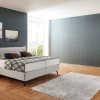 Ruf Boxspringbett Sonata Greige mit Designfuß 180 x 200 cm