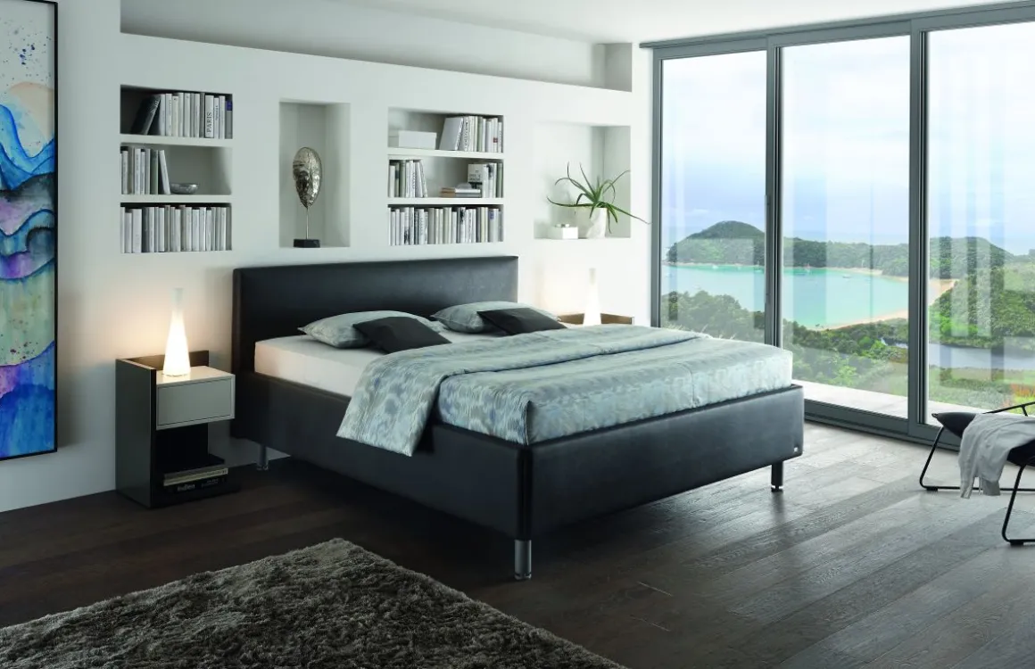 Ruf Polsterbett Casa Anthrazit 180 x 200 cm