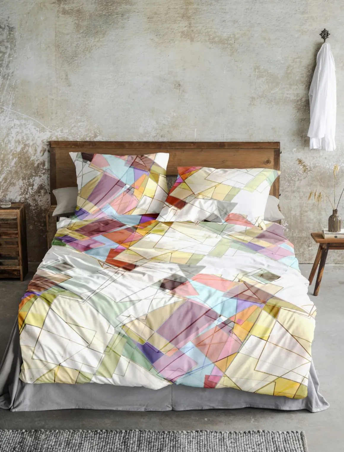 Satin-Garnitur Magic Multi 135 x 200 cm