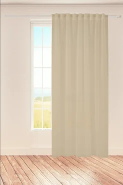 Schal Leon verdeckte Schlaufe Taupe 140 x 245 cm