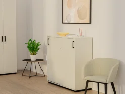 Schiebetürenschrank K40 White Grey