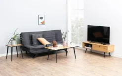Schlafsofa Faith Grau 196 x 98 cm