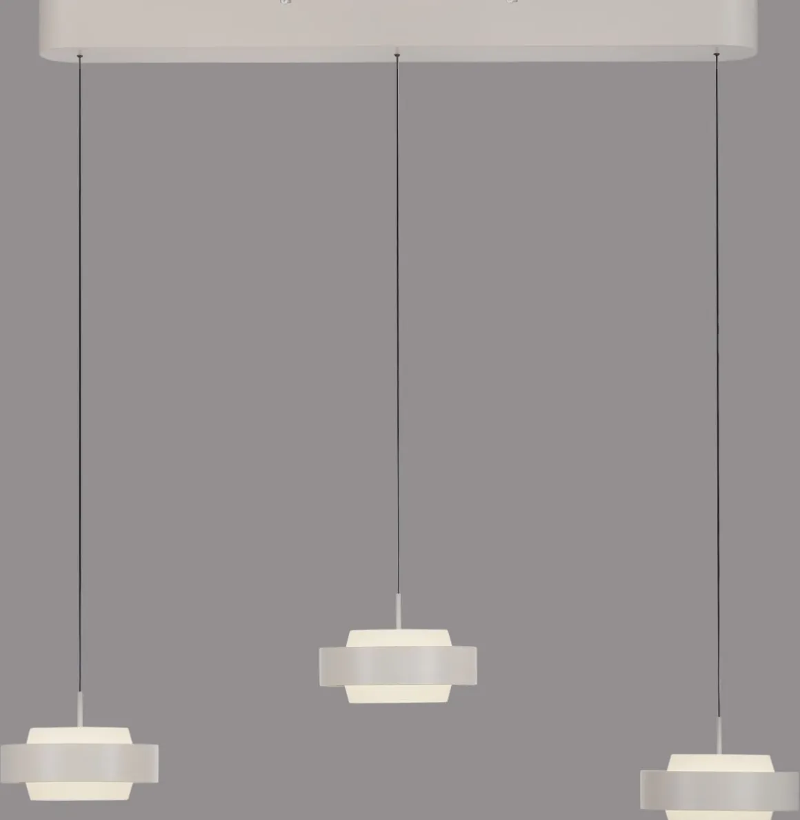 Schöner Wohnen 3-flg LED Pendellampe Elmo Sandbise