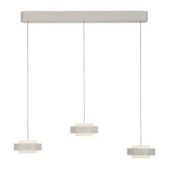 Schöner Wohnen 3-flg LED Pendellampe Elmo Sandbise