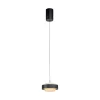 Schöner Wohnen 1flg LED Pendellampe Elmo Schwarz