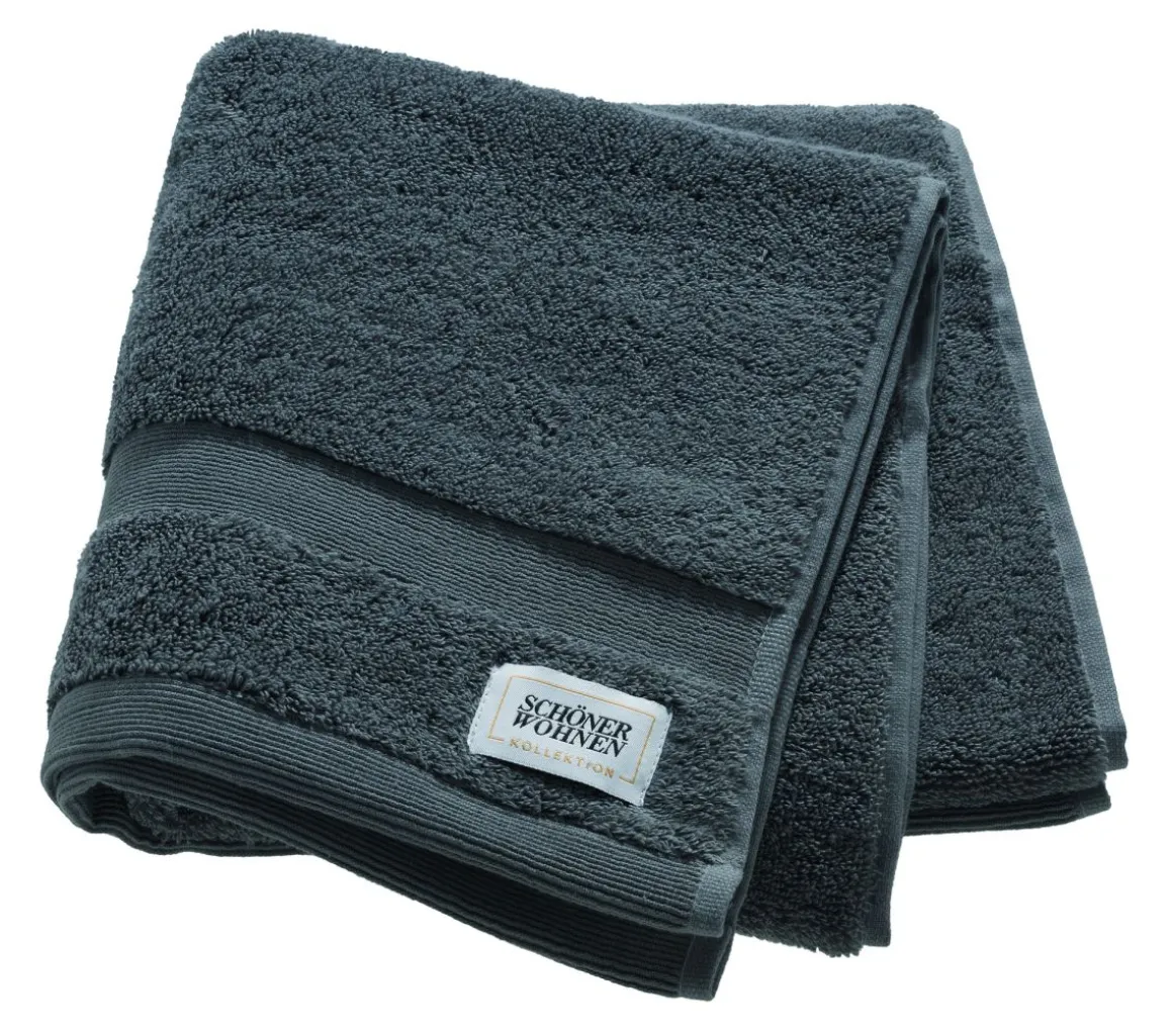 Schöner Wohnen Handtuch Cuddly Anthrazit 50 x 100 cm