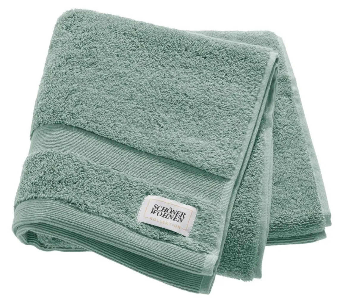 Schöner Wohnen Handtuch Cuddly Salbei 50 x 100 cm