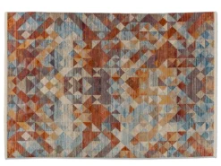 Schöner Wohnen Webteppich Mystik Dreiecke Bunt 160 x 235 cm