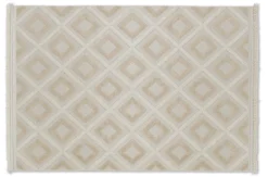 Schöner Wohnen Webteppich Summer Quadrate beige 80 x 150 cm