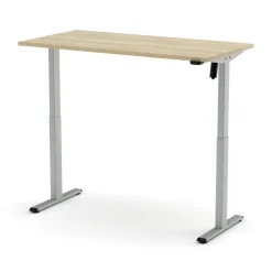 Schreibtisch eComo Akazie Aluminium 120 x 60 cm