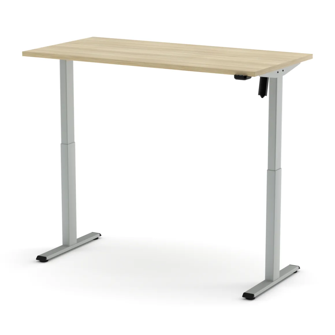 Schreibtisch eComo Akazie Aluminium 120 x 60 cm