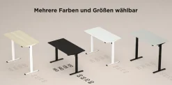Schreibtisch eComo Akazie Aluminium 120 x 60 cm