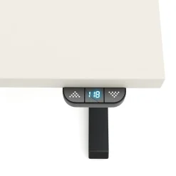Schreibtisch eComo Platin Weiß 120 x 60 cm