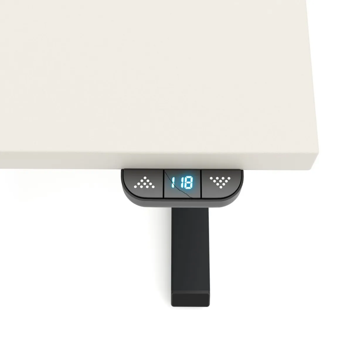 Schreibtisch eComo Platin Weiß 120 x 60 cm