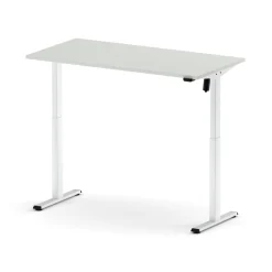 Schreibtisch eComo Platin Weiß 120 x 60 cm