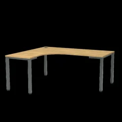 Schreibtisch E10 Hickory Grau