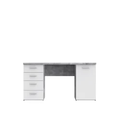 Schreibtisch Net106 Betonoptik Grau