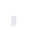 Schubladen-Kommode Tempra2 Weiß 39 cm