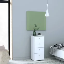 Schubladen-Kommode Tempra2 Weiß 39 cm