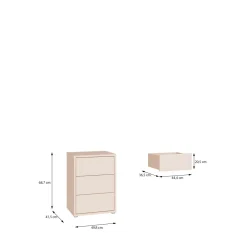 Schuhschrank Alice Springs Salbei 6-türig