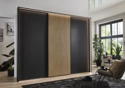 Schwebetürenschrank Denver Graphit