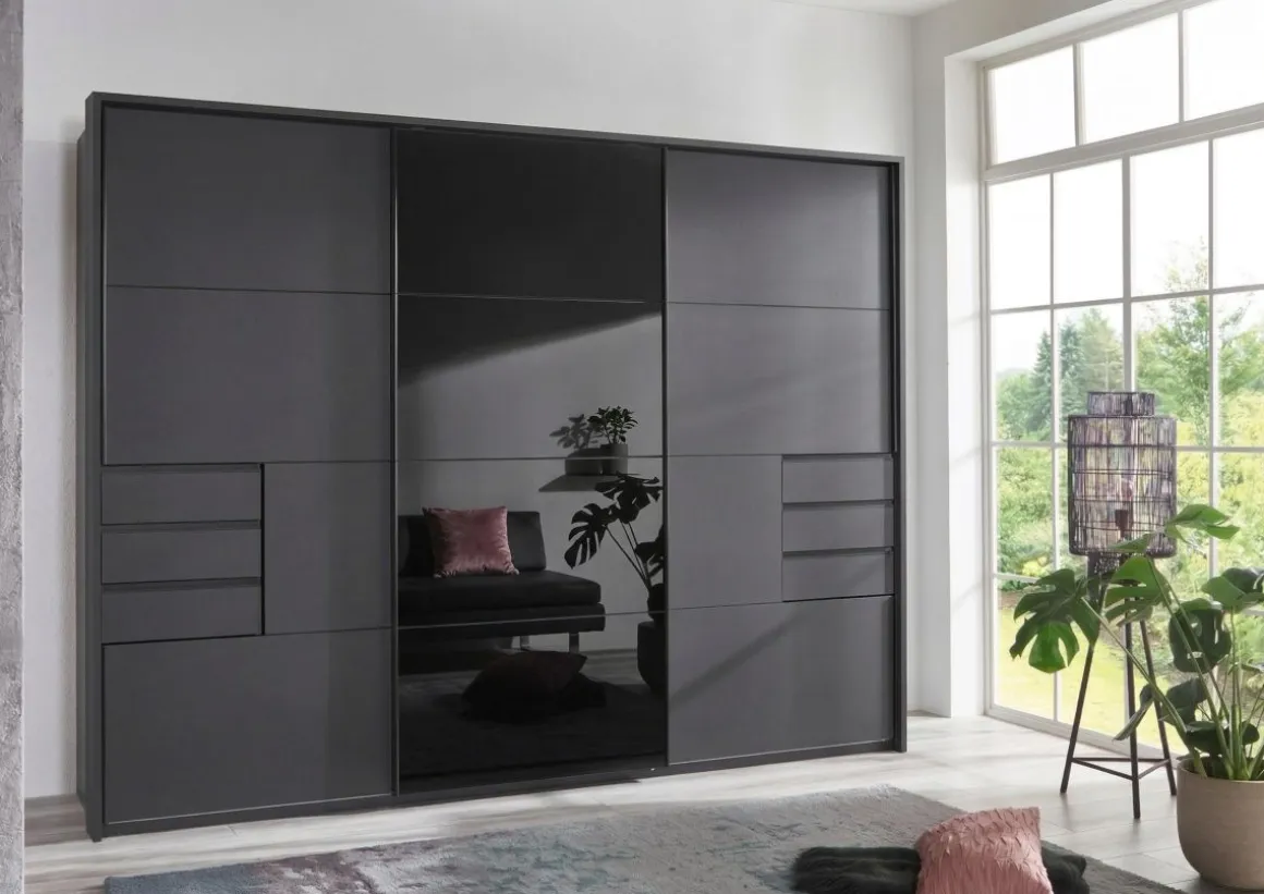 Schwebetürenschrank Saigon Graphit
