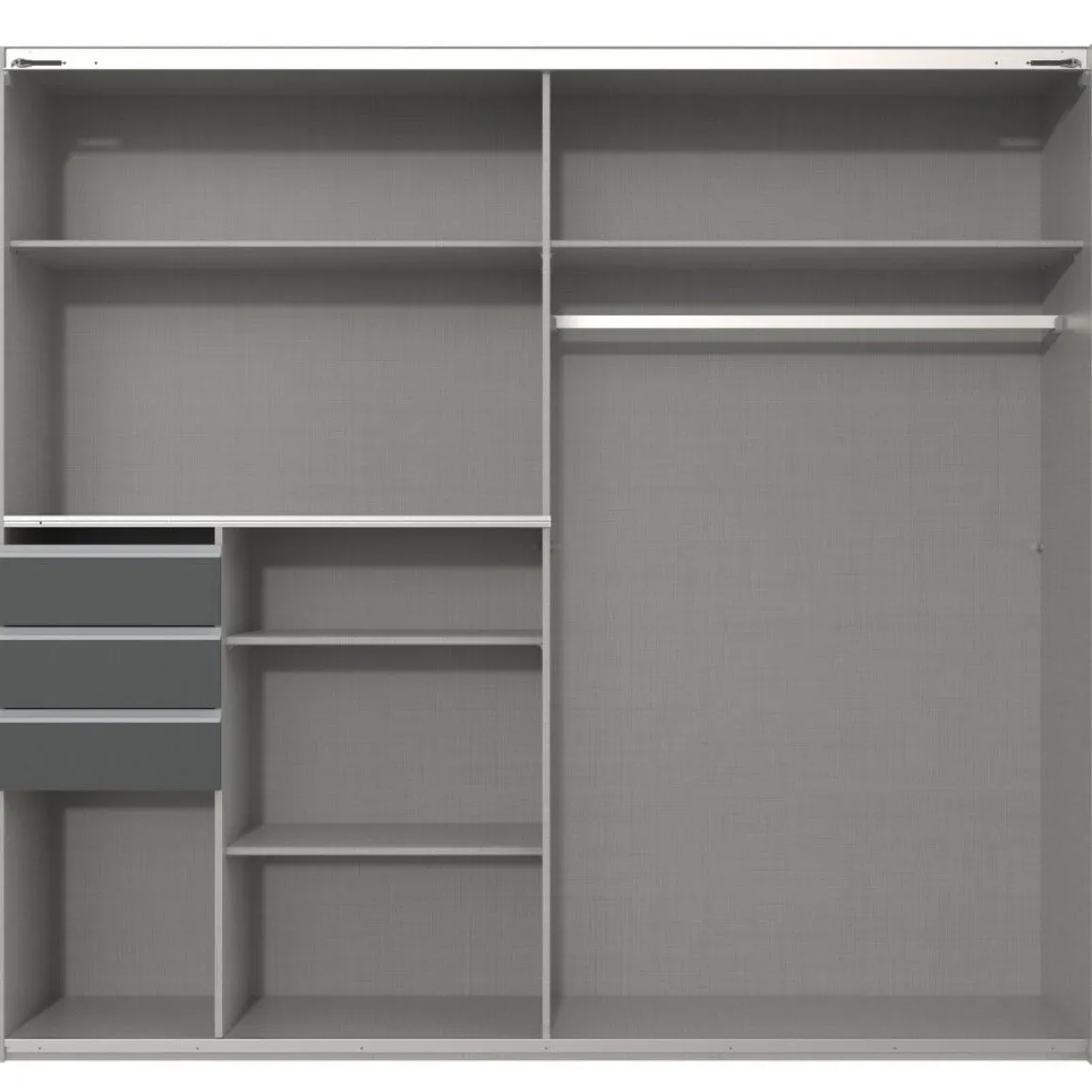 Schwebetürenschrank Saigon Saharagrau