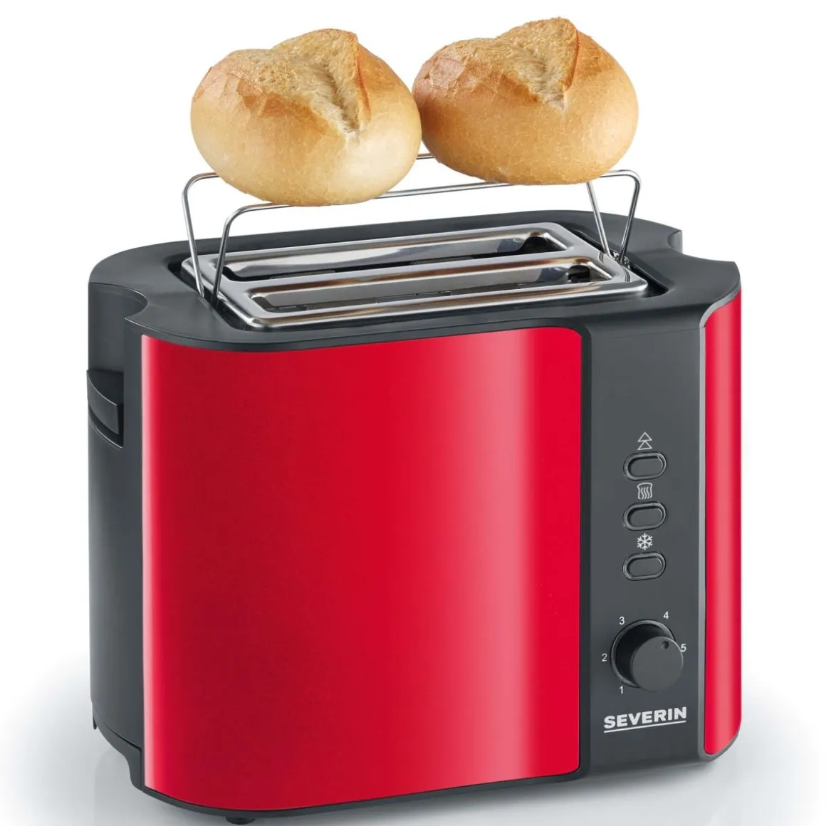 Severin Automatik-Toaster Rot