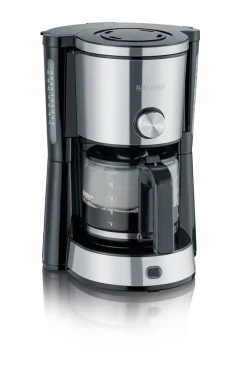 Severin Kaffeemaschine TypeSwitch Edelstahl-gebürstet schwarz