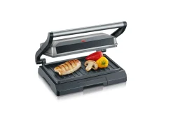 Severin Kompakt-Multigrill metallic grau/schwarz