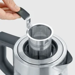 Severin Wasserkocher Deluxe Mini Glas Edelstahl 1 L
