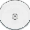 Silit Glasdeckel mit Metallknauf 24 cm