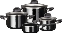 Silit 4-tlg Topf-Set Modesto Line Black