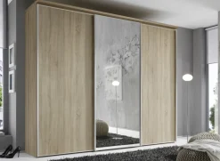 Staud Schwebetürenschrank Studioline Eiche Spiegel