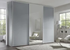Staud Schwebetürenschrank Studioline Plus hellgrau