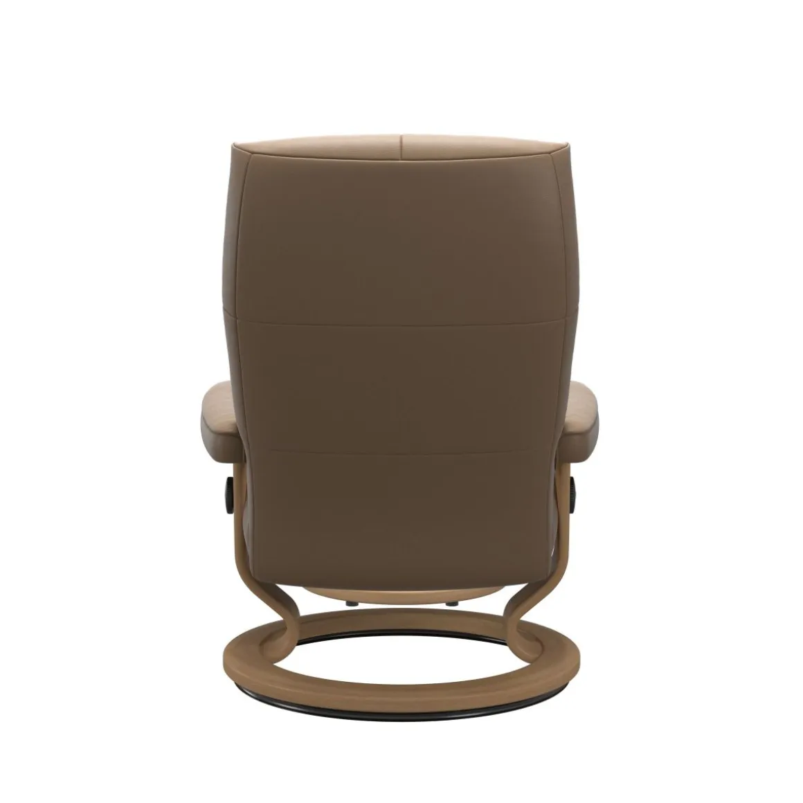 Stressless Sessel David M Classic mit Hocker Almond