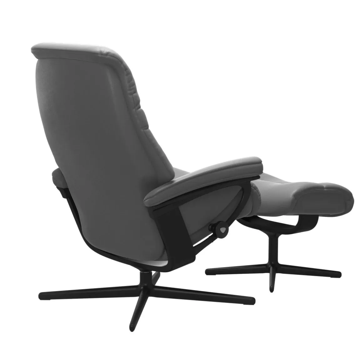 Stressless Sessel Sunrise Cross mit Hocker Grey
