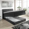 Sun Garden Boxspringbett Modesto mit Bettkasten Anthrazit 100 x 200 cm