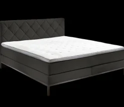 Sun Garden Boxspringbett Rockaway Anthrazit 140 x 200 cm