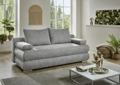 Sun Garden Schlafsofa Borna silber