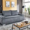 Sun Garden Schlafsofa Lenon mit Stauraum Grau