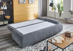 Sun Garden Schlafsofa Lenon mit Stauraum Grau