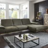 Systempolster Ecksofa 18063 Aurelia Olive
