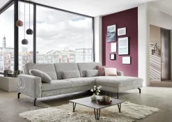 Systempolster Ecksofa 20110 Cord Grau