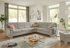 Systempolster Ecksofa 10002 Platin