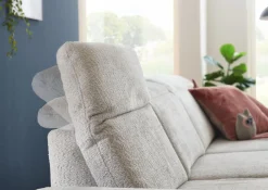 Systempolster Ecksofa 22025 Silber