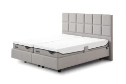 Tempur Boxspringbett mit Motor Adjustable Grau 180 x 200 cm