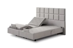 Tempur Boxspringbett mit Motor Adjustable Grau 180 x 200 cm