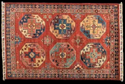 Teppich aus Afghanistan Ersari Color 99 x 150 cm